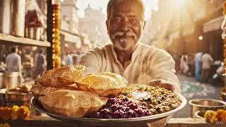 AI Indian Street Food Vendor Scene (Created By The Paratape Designs)