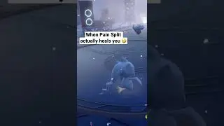 When Pain Split actually heals you 🤣 #Shorts #Pokemon #funny
