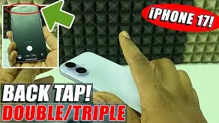 how to enable back tap on iphone 17/17 pro max?