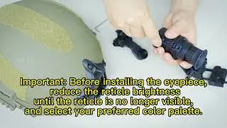 How to Mount the SPECPRECISION VIRGO S2 Thermal Sight on a Helmet？
