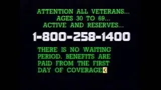 Veterans Life Insurance Company (1991) Television Commercial