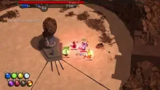 Magicka Gameplay Video 6: de-feating VulcAnus arena