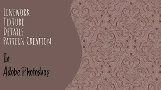 Creating an Arts and Craft inspired Blackbird in a Peach Tree Pattern in Adobe Photoshop