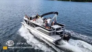 2017 Sylvan Mirage 8522 Cruise N Fish LES