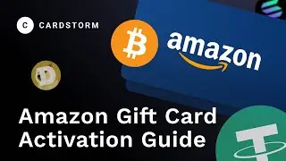 How to Activate a Amazon Gift Card Bought with Crypto | Cardstorm tutorial