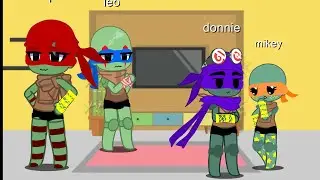 Rottmnt react to leo (angst-and rushed I sorry)#gacha #gachareact #rottmnt #fypシ゚viral #foryou 
