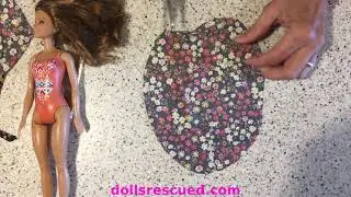 November Barbie or Troll Doll Long Distance Crafting Hacks DIY