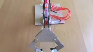 Cardboard hydraulic robot arm