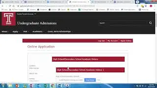 Applying to Temple University