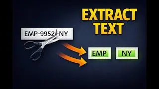 How to use LEFT, RIGHT Function in Excel (Text Extraction)