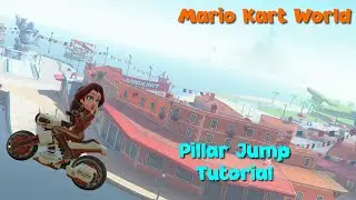Mario Kart World - Salty Salty Speedway Pillar Jump Tutorial