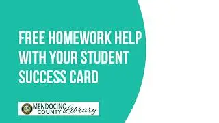 Free Homework Help with your Student Success Card