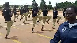 24th intake Martial arts demonstration at masindi police training school kabalye
