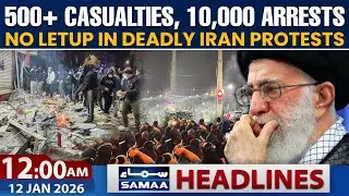 Iran Toll Continues to Mount | Crackdown on Protesters Intensifies | 12 AM Headlines