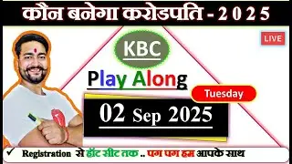 KBC LAKHPATI 02 Sept Superfast Live  Answers  By Saurabh Mishra