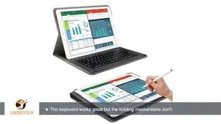 iPad Pro Keyboard Case - Infiland Ultra-thin Smart Stand Folio Cover Case with Wireless Bluetooth