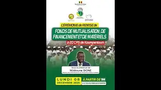 CEREMONIE DE REMISE DE FOND MUTUALISATION DE FINANCEMENT DE MATERIEL