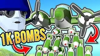 1000 BOMBS RAVENFIELD NEW VENTURA BOMBER AIRPLANE | Ravenfield Aircraft Update Early Access Gameplay