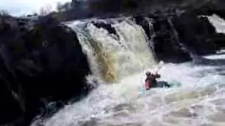 river tees lowforce waterfall kayaking
