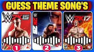 🎮🎶 Guess WWE Games Cover Stars Theme Song's