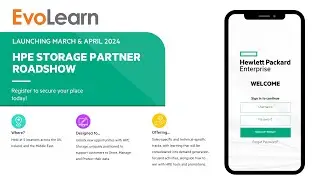 EvoLearn at the HPE Storage Roadshow!