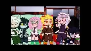 Some hashira react to our Giyuu videos - GIyuu angst - No ships