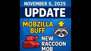 Mob Control News & Updates &mdash; November 5, 2025 | Raccoon Mob, Mobzilla Buff, & Overdrive Fixes
