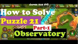How to Solve Puzzle 21 Chapter 2 Telescope/Observatory Part-1 : Virtual Villagers Origins 2 VV2