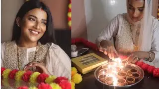 Diwali Vlog 🪔 | Wearing Kamal’s Gift 🎁