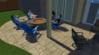 Conceptual Outdoor Living Design - Oklahoma City, Oklahoma