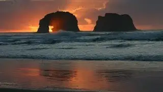 Путешествие к Тихому океану. Tillamook,  Rockaway Beach, Cannon Beach. Mарт 2024.