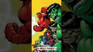 HULK FAMILY ।। HULK FAMILY TREE #MCU #shortvideo ।।#viral