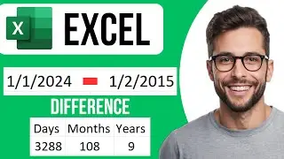 How To Calculate The Difference Between Two Dates In Excel