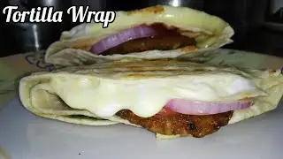 Tortilla Wrap Recipe | Quick Easy Wrap Recipe | Roti Sandwich Recipe | Aloo Tikki Tortilla Wrap