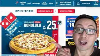COMO PEDIR DOMINOS PIZZA y RECOGER en TIENDA !