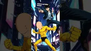 saitama and Spike Spiegel #shorts #anime #phonk #phonkmusic #onepunchman #cowboy bebop #AI