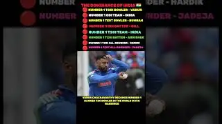 VARUN CHAKRAVARTHY BECOMES NUMBER 1 RANKED T20 BOWLER IN THE WORLD IN ICC RANK #varunchakravarthy