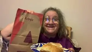 Turkey gobbler sandwich from @arbys taste test and review