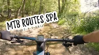 MTB routes Spa (2-4-5-6 combo) + La Lolo trail