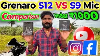 Best Mic For Youtube | Grenaro S12 Vs Grenaro S9 Wireless Mic Comparison | Wireless Mic For Youtube
