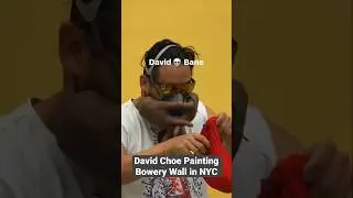 David Choe Painting the Bowery Wall in NYC #davidchoe #painting #choeshow #nyc #mural #streetart