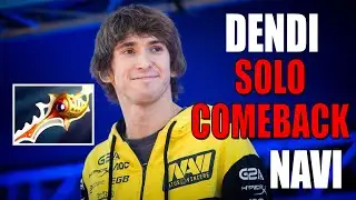 NAVI DENDI MADE A SOLO COMEBACK WITH DIVINE RAPIER DOTA 2