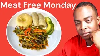 Meat Free Monday! Happy black history month we are cooking, dumpling, banana callaloo !￼