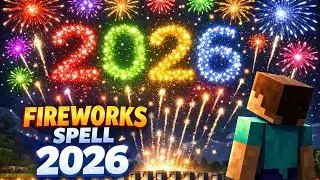 I Built a Massive New Year 2026 Firework Show in Minecraft 🎆