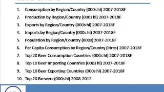 Buy Global Beer Trends Report 2013 and get Global Brewer Analyser Report 2013 absolutely FREE!