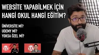 Web Tasarım ve Kodlama i&ccedil;in Hangi Okulu Okumalı, Hangi Eğitimi Almalıyım? Udemy işe yarar mı?