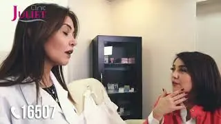 The Amazing Star Kinda Alloush during her visit to Juliet Clinic