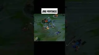 JINX PENTAKILL | JINX GUIDE S14.15 | JINX MONTAGE S14.15 #jinx #shorts #wildrift #lolgameplay