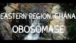 4K Aerial View Of The Beautiful  Waterfalls In Aburi,Obosomase.Ghana. West Africa #serene#beautiful