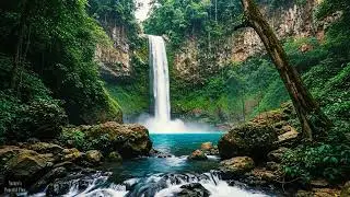 Tropical Waterfall Sounds for Sleep & Meditation | 3 Hours of Pure Relaxation